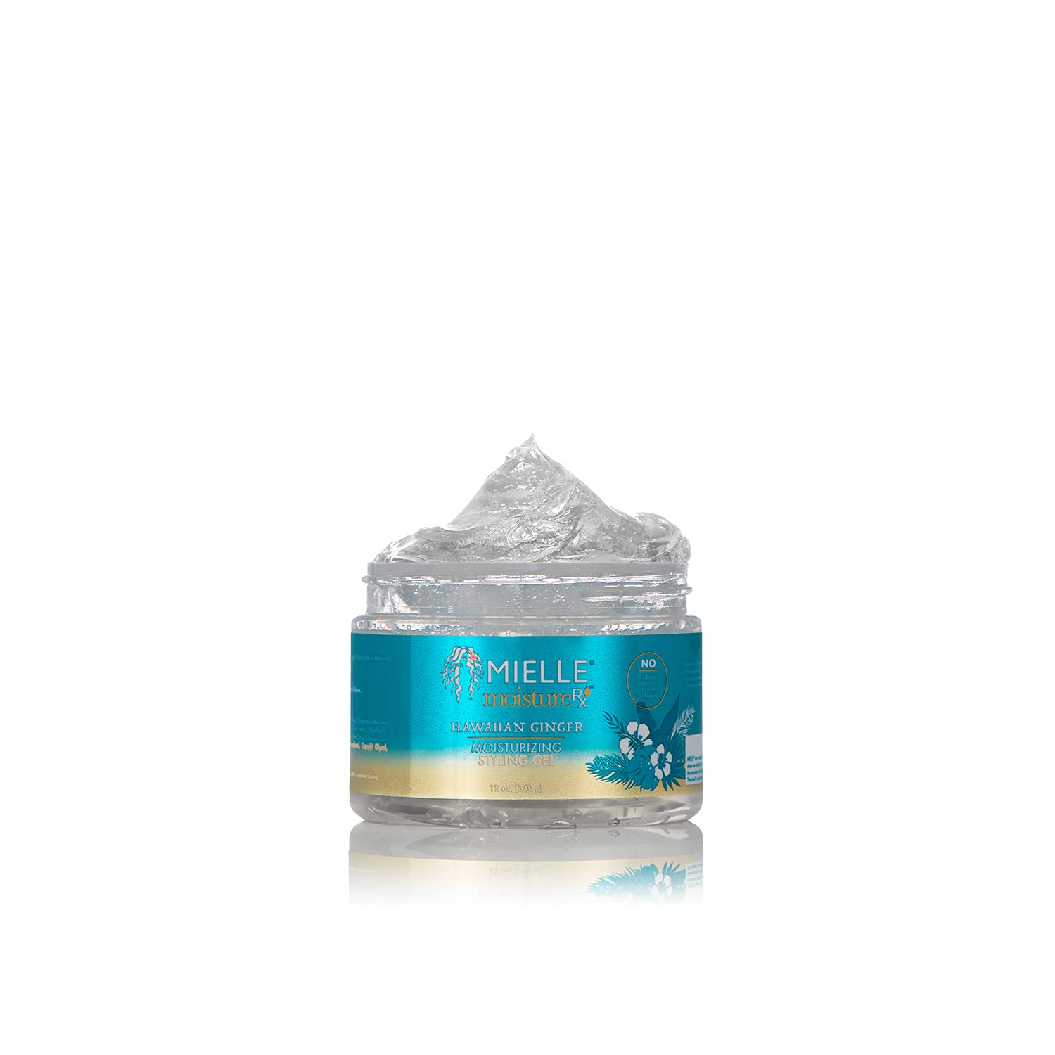 White Smoke Moisture RX, Moisturizing Styling Gel, Hawaiian Ginger, 12 oz (340 g), Mielle
