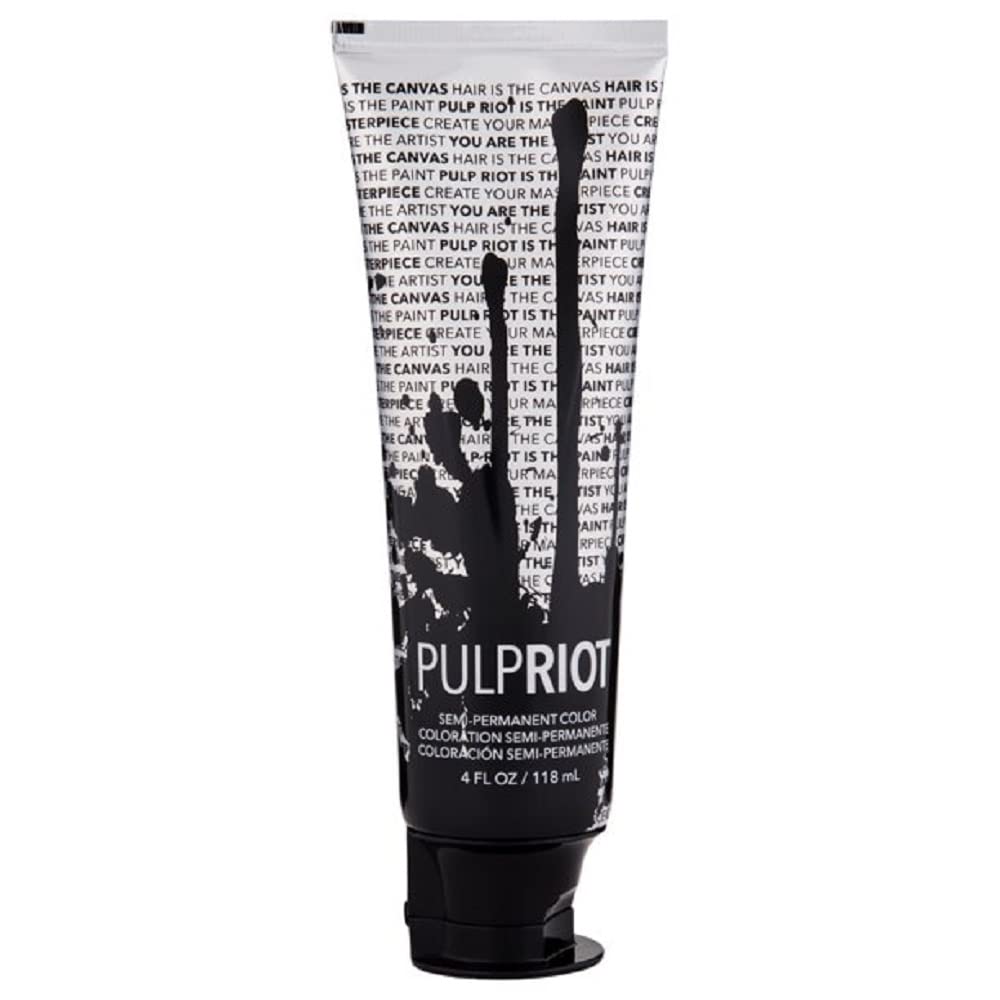 White Smoke Pulp Riot Semi-Permanent Hair Color 4oz- Aquatic