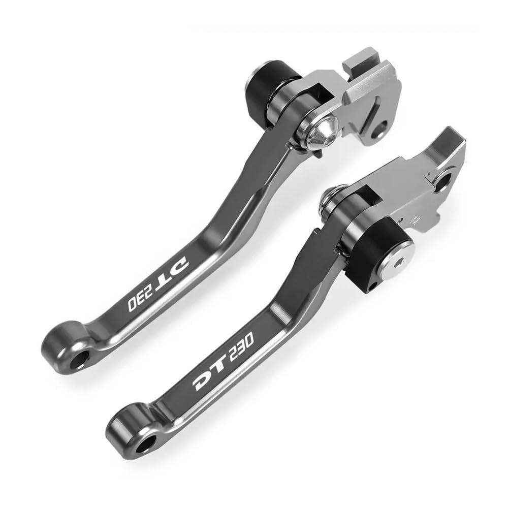 White Smoke Moto Handle Clutch Brake Lever For YA&MA&HA DT230 LANZA 1997 1998 1999 Motorcycle CNC Pivot Brake Clutch Levers Accesorios Anti-break