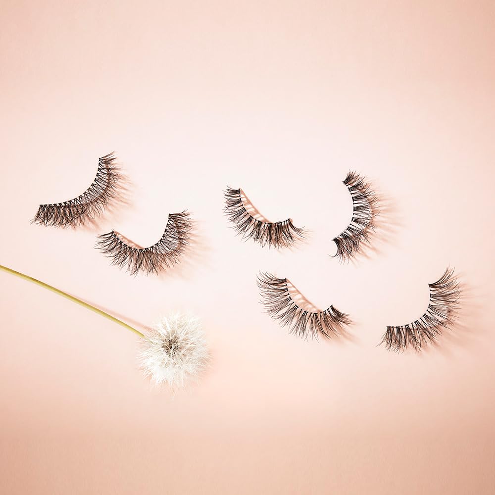 Antique White Ardell Naked Strip Lashes 421 – Natural-Looking, Long-Lasting False Eyelashes with Invisiband for Seamless Blend, 4 Pairs, 1-Pack