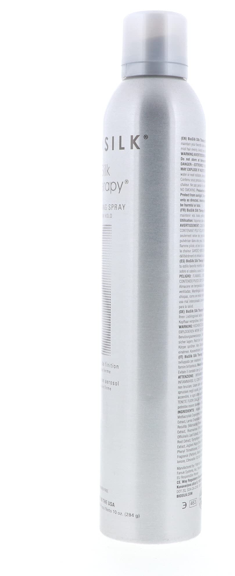 Light Gray Biosilk Finishing Spray Firm [10oz][$14]