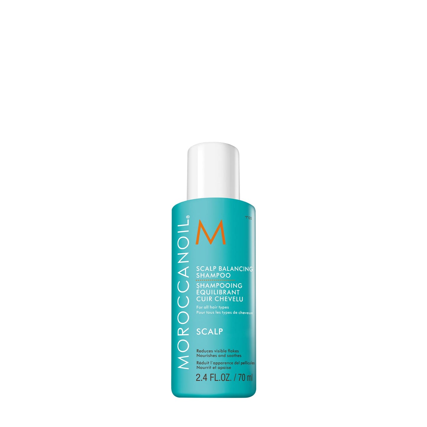 White Smoke Moroccanoil Mini Scalp Balancing Shampoo, 2.4 Fl. Oz.