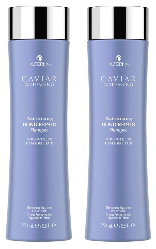 White Smoke Alterna Caviar Anti-Aging Restructuring Bond Repair Shampoo, 8.5-Ounce (2-Pack)