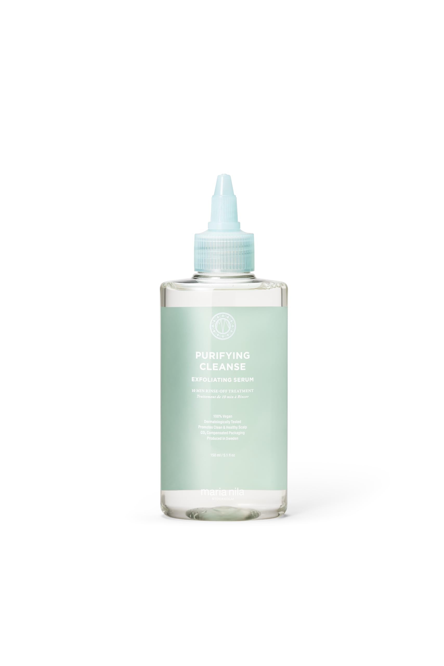 White Smoke Maria Nila Purifying Cleanse, Exfoliating Serum 5.1 Fl Oz, Exfoliate Scalp from Build up, Cleansing Glycolic Acid (5%) & AHA for Removing dead cells