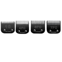 Dark Slate Gray 4PCS Dog Grooming Blades Compatible with Andis Dog Clippers Blades,Dog Clipper Blades Compatible with Oster A5,Wahl km10 Dog Clippers,Stainless-Steel Blade Sharp,Size:10+4FC+5FC+7FC
