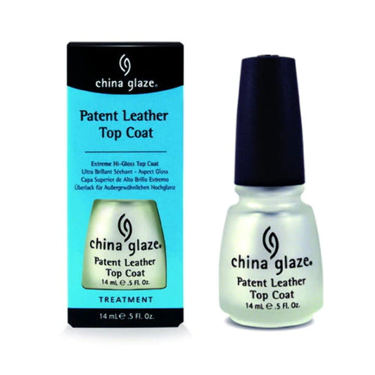 White Smoke China Glaze Patent Leather Top Coat