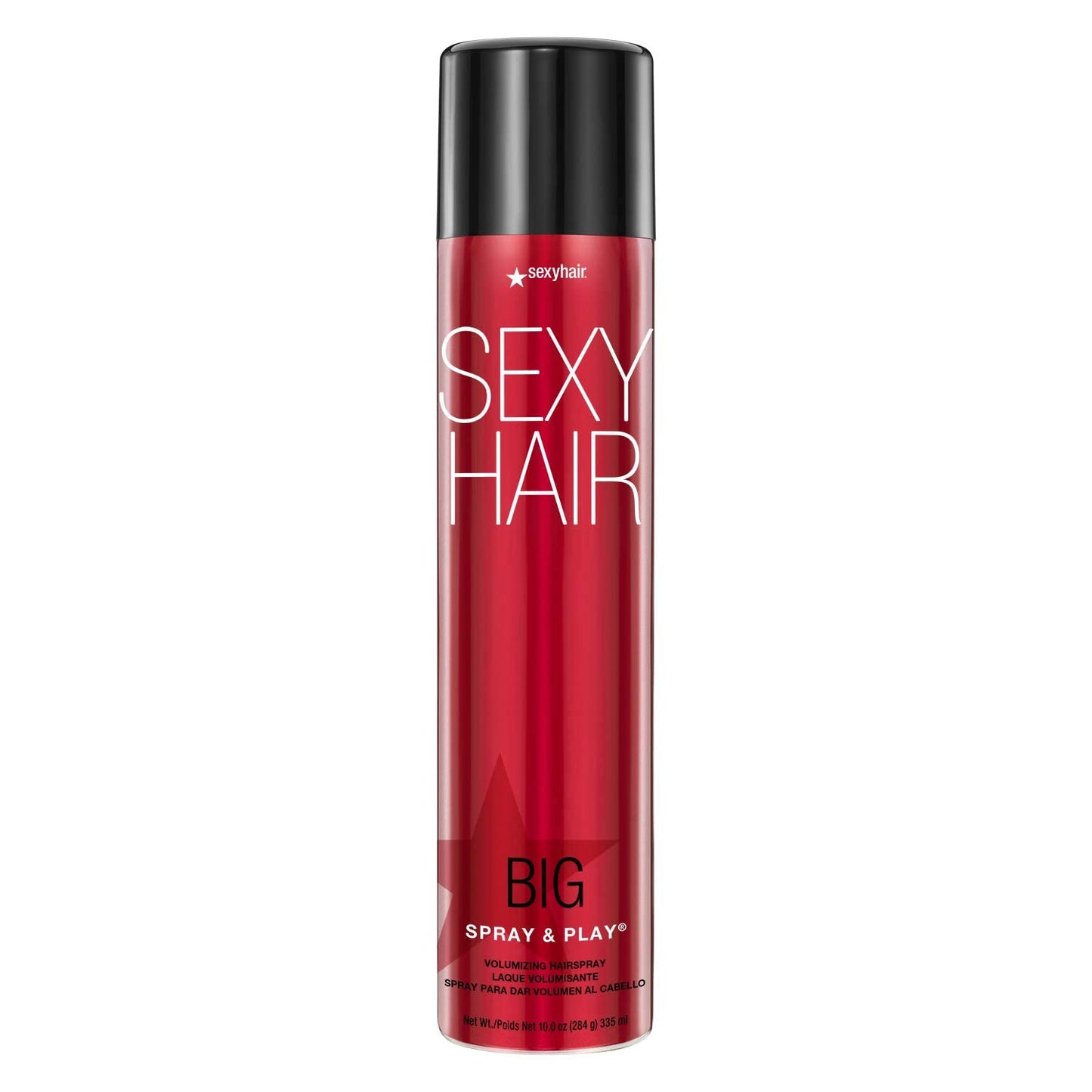 Brown SexyHair Big Spray & Play Volumizing Hairspray | Hold and Shine | Up to 72 Hour Humidity Resistance | All Hair Types