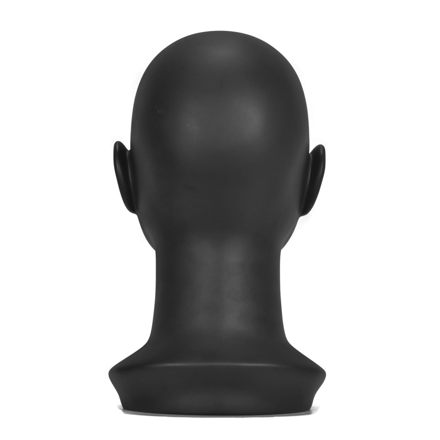 Dark Slate Gray MIAOMANZI PVC Mannequin Head White Female Manikin Dummy Stand Model Display Hat Scarf Wigs Hair Glasses Hat Beauty Styling Tool (Matte black)