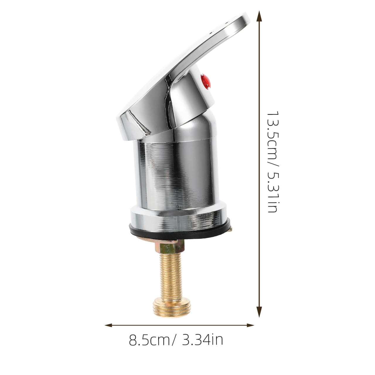 White Smoke Beaupretty Professional Hair Salon Faucet Hot Cold Water Mixing Valve Tap for Shampoo Bed and Salon Sink Easy Installation Durable 5.31X3.34X1.85 Inch