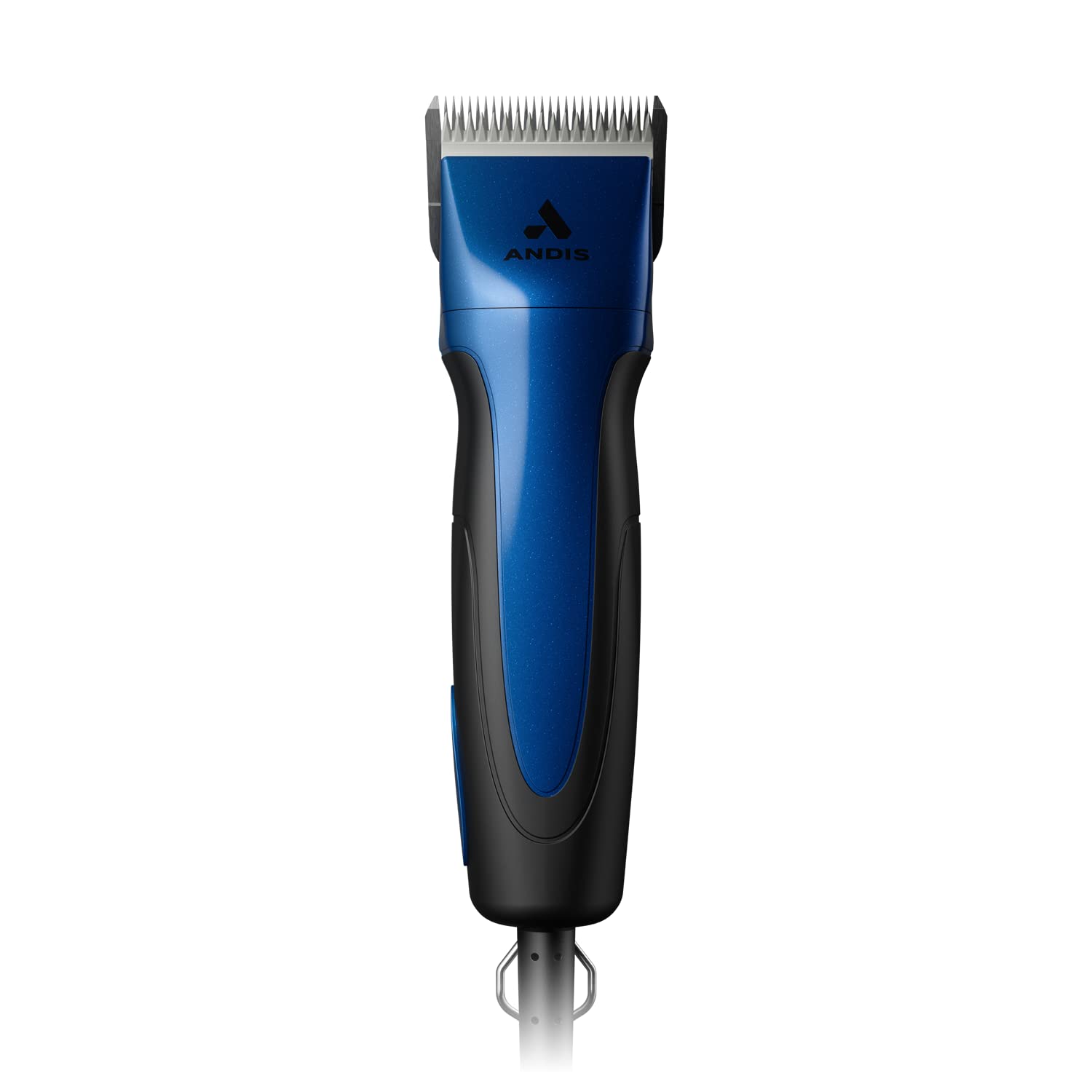 White Smoke Andis 68520 Excel Professional 5-Speed Detachable Blade Clipper Kit - Animal/Dog Grooming, Rotary Motor, Soft-Grip Anti-Slip Housing, 14-Inch Cord, for All Coats & Breeds, SMC, Blue
