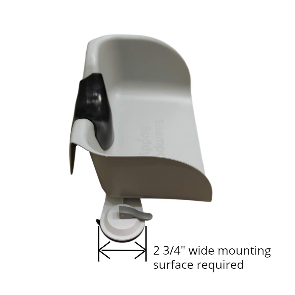 White Smoke Shampoo Buddy Portable Hair Wash Basin for Children, Toddlers, Kids, Teens | Portable Shampoo Bowl for use on Bathtub or Sink (Grey)