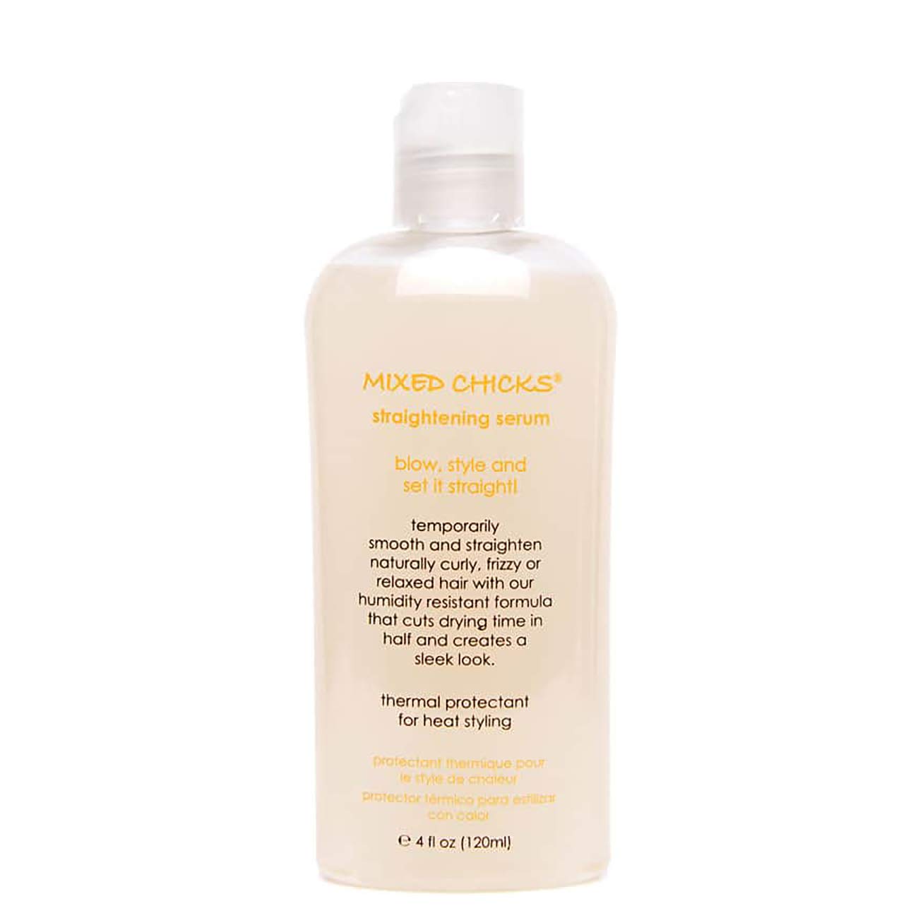 Light Gray Mixed Chicks Straightening Serum - Thermal Protection, 4 fl.oz. / 120ml