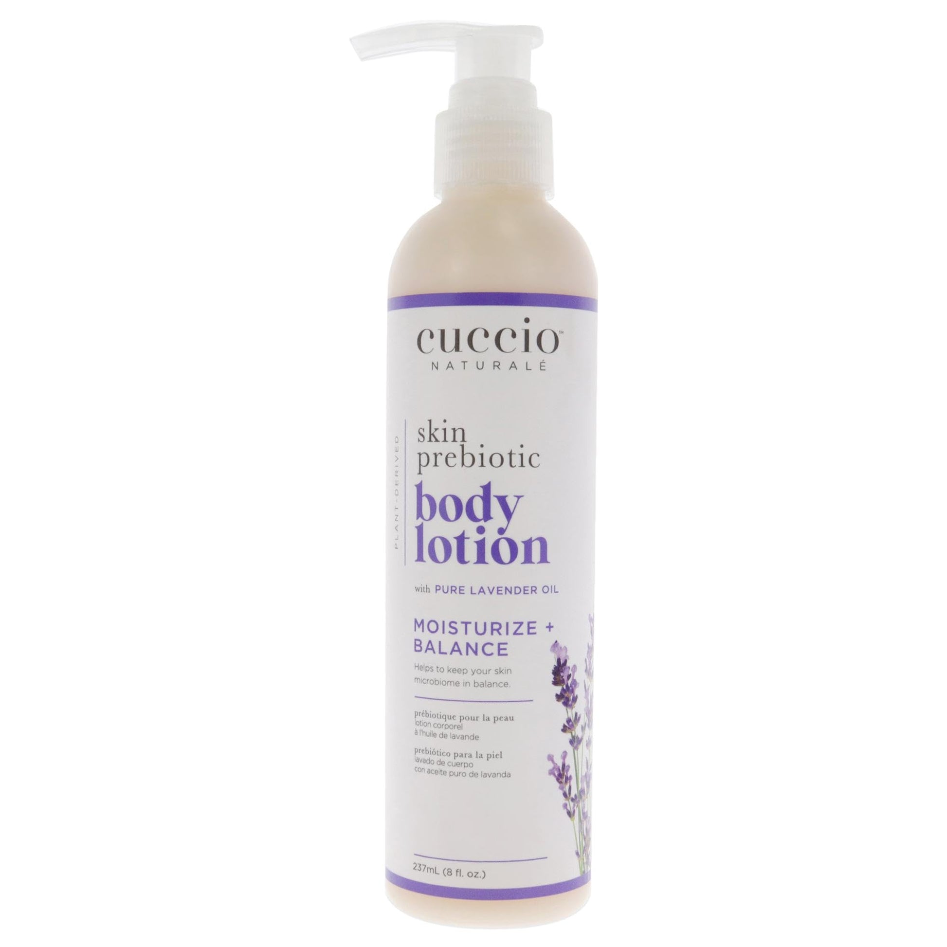 Light Gray Cuccio Naturale Skin Prebiotic Body Lotion - Lavander Body Lotion Unisex 8 oz