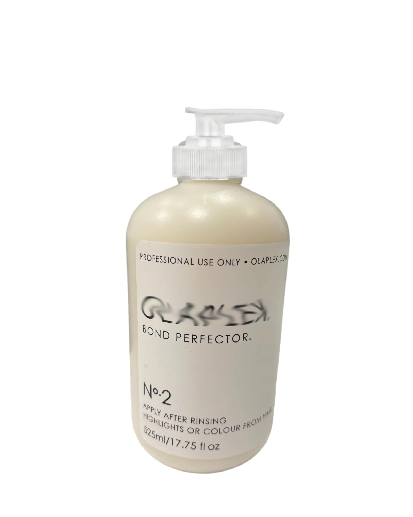 White Smoke Dispenser Pumps Compatible with the New Size Jumbo Olaplex No. 4 Shampoo and No. 5 Conditioner 17.75 oz, 525 ml Size Bottles, Ultra Essentials (Two White Pumps - 4 and 5 (17.75oz Jumbo)