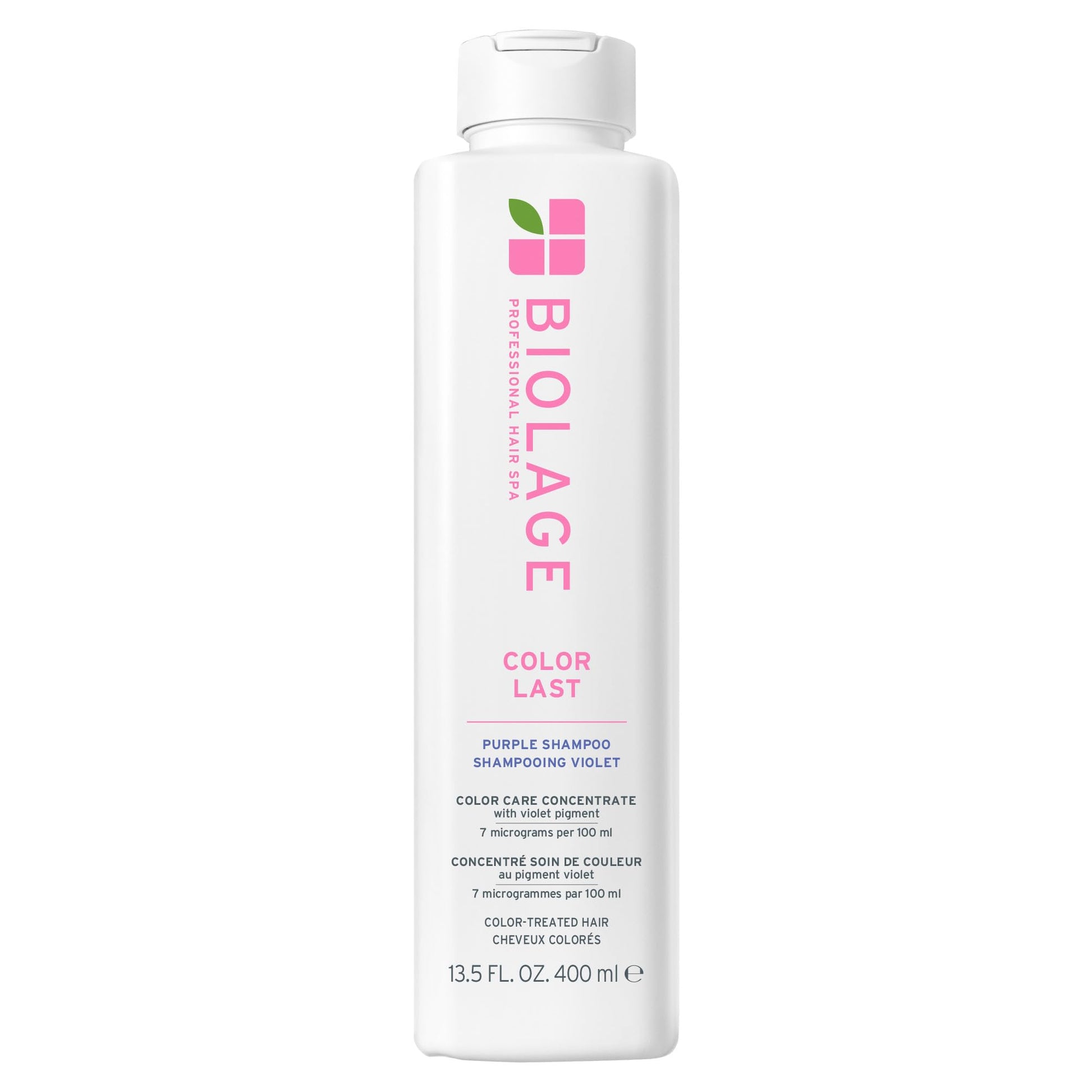 Lavender Biolage Color Last Purple Shampoo - pH Balancing Shampoo for Color-Treated Blonde Hair, Neutralizes Brass & Unwanted Warm Tones, Violet Pigments, Vegan, Paraben-Free, 13.5 Fl Oz, Packaging may vary