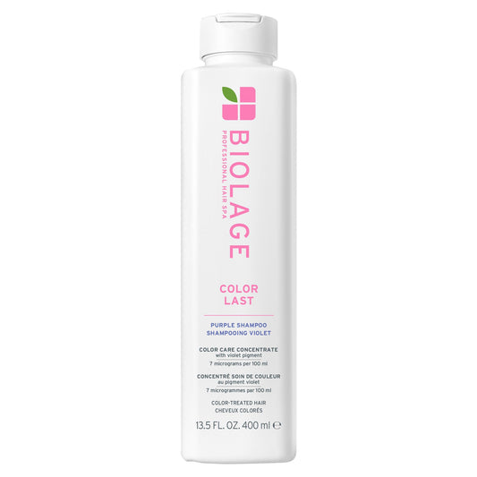 Lavender Biolage Color Last Purple Shampoo - pH Balancing Shampoo for Color-Treated Blonde Hair, Neutralizes Brass & Unwanted Warm Tones, Violet Pigments, Vegan, Paraben-Free, 13.5 Fl Oz, Packaging may vary