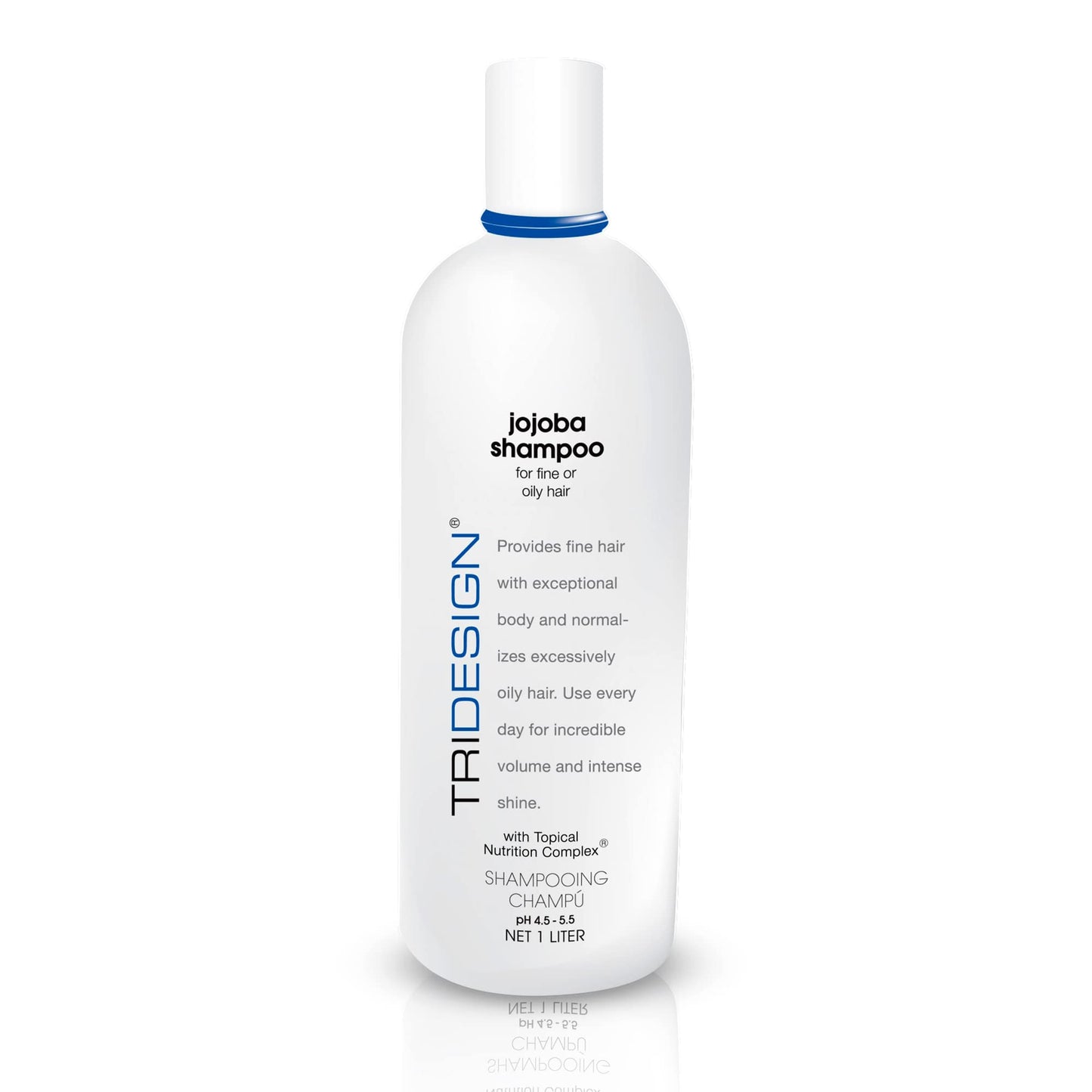 White Smoke TRIDESIGN Moisturizing Shampoo – Anti-Thinning, Growth & Thickening with Jojoba, Panthenol, Collagen, & Henna for Dry, Fine, Oily Hair – 32 oz