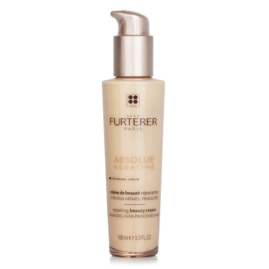 White Smoke Rene Furterer ABSOLUE KERATINE Repairing Beauty cream for Damaged, Over-processed Hair