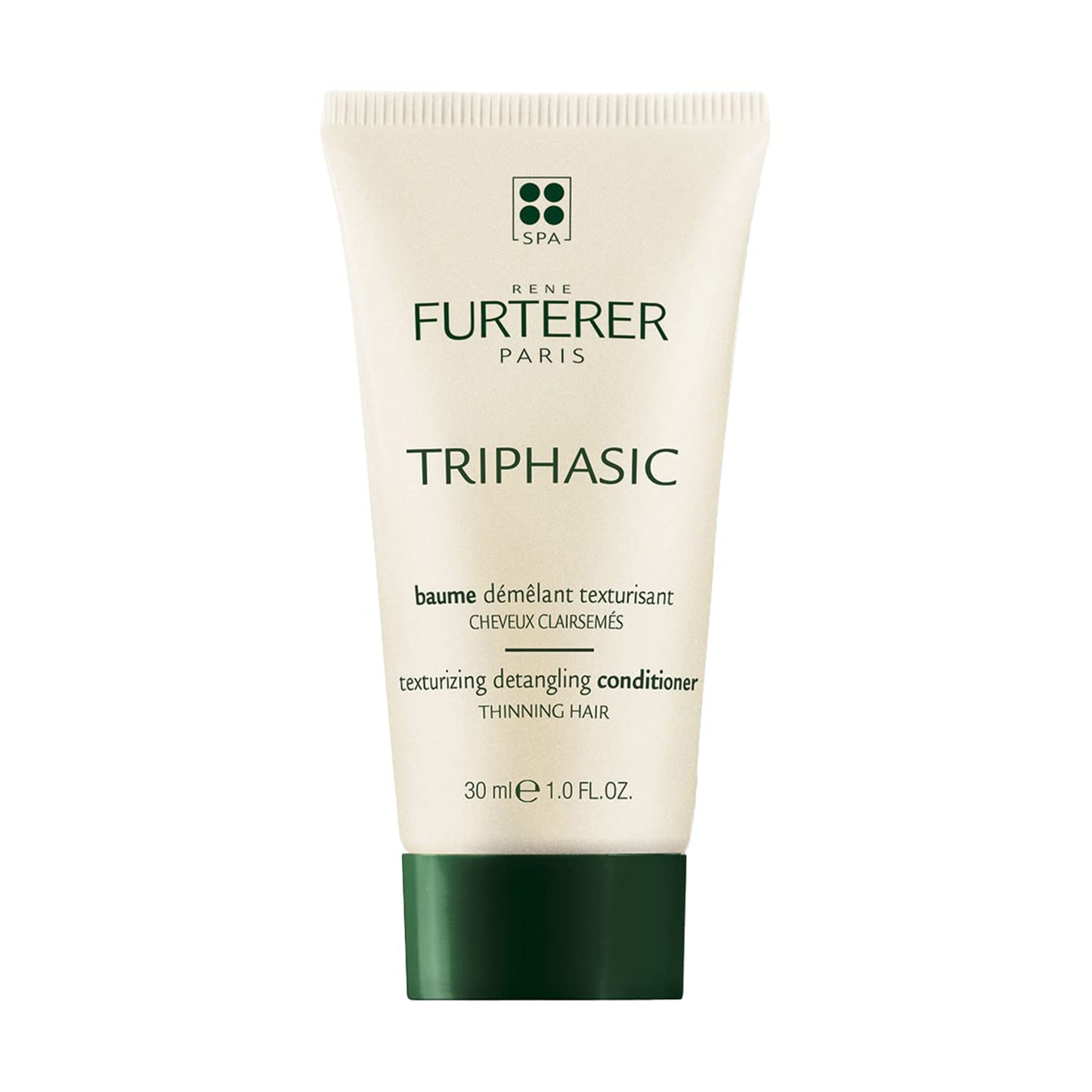 Antique White Rene Furterer Triphasic Texturizing Conditioner - Strengthens Hair and Increases Volume for Men and Women with Thinning Hair - Plant-Based Formula - Sulfate, Paraben, Silicone-Free - 5 fl. oz.