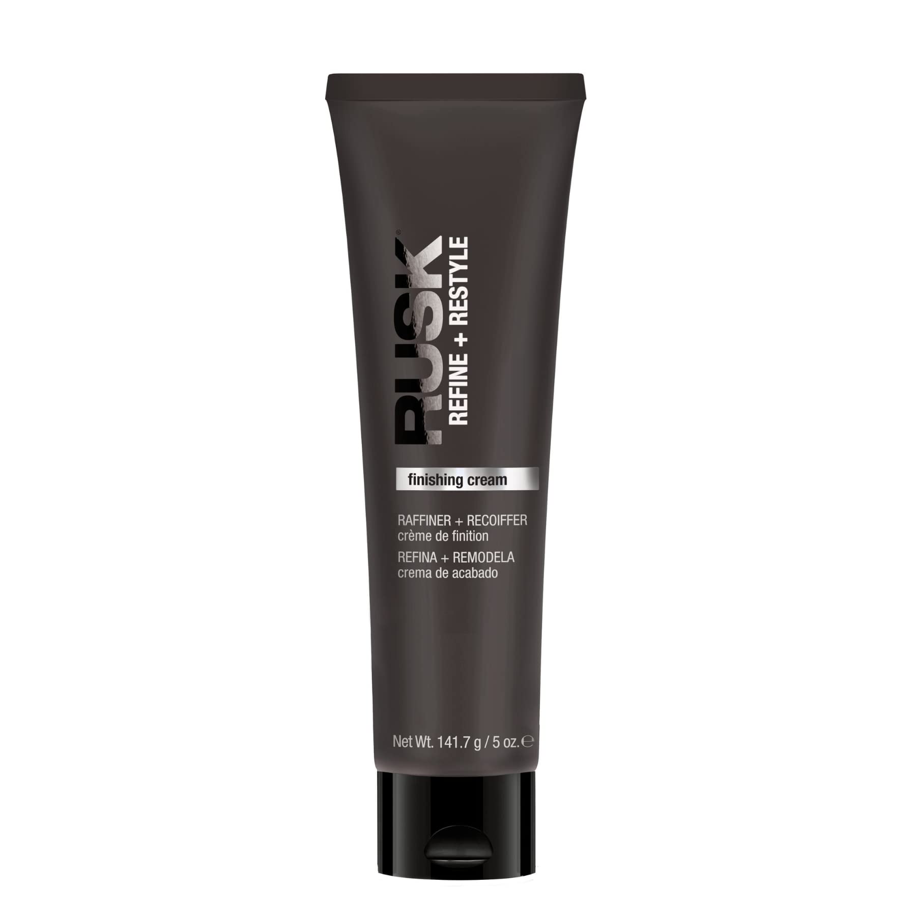 White Smoke RUSK Finishing Cream, Refine + Restyle, Enhances Natural Texture and Shine for Frizz Free Hair, 5 oz.