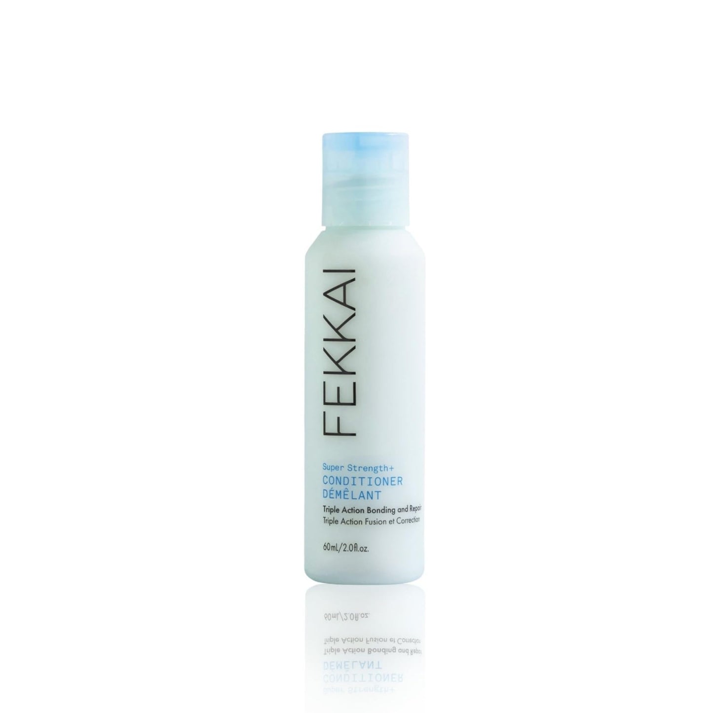 Light Gray FEKKAI Super Strength+ Protein PowerBond Conditioner - 2 oz - Bonds, Repairs, and Protects for 3X Stronger Hair - Free of Sulfates, Parabens, Phthalates - Vegan, Cruelty-Free