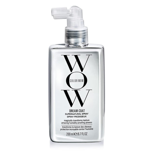 White Smoke COLOR WOW Dream Coat Supernatural Spray, 6.7 Fl Oz – Keep Your Hair Frizz-Free and Shiny No Matter the Weather with Award-Winning Anti-Humidity Treatment