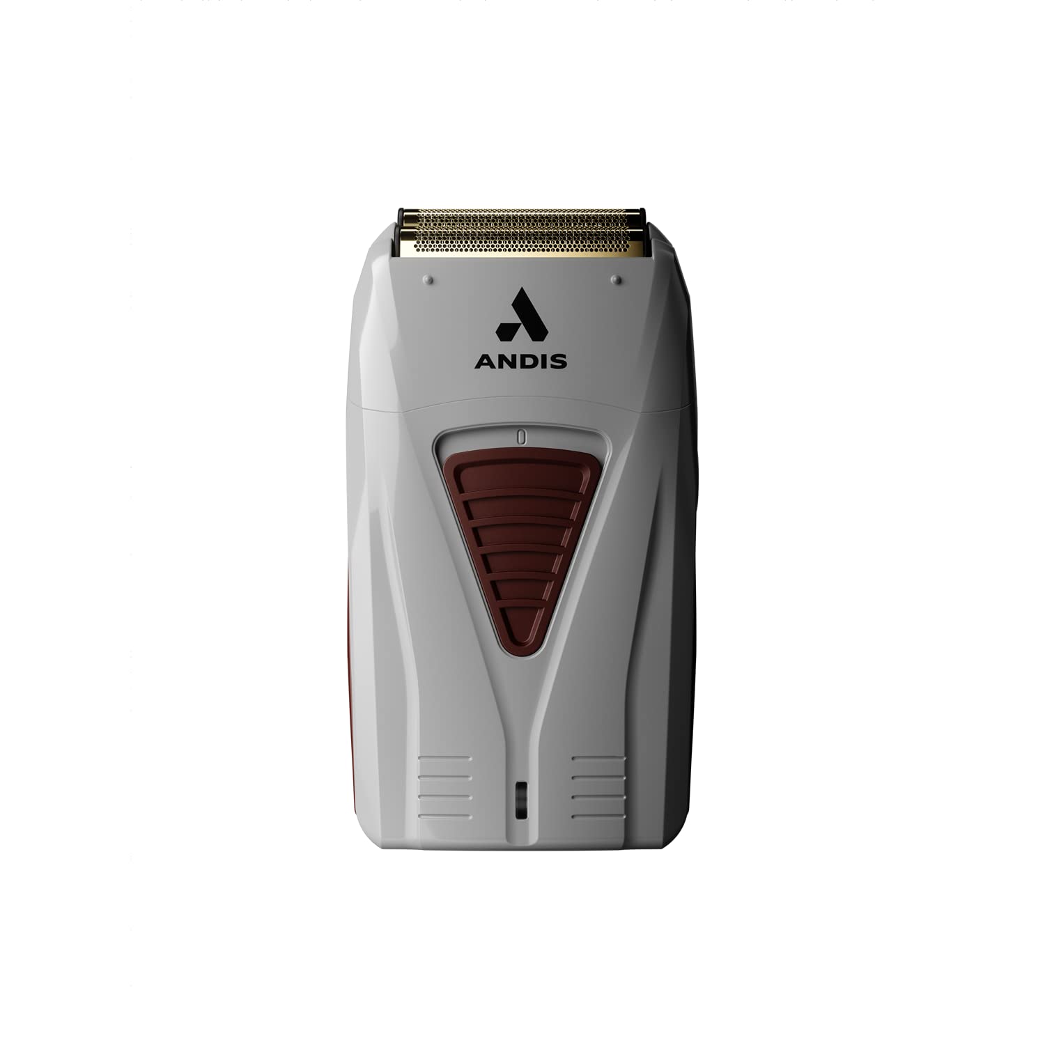 Dark Gray Andis TS-1 17235 Pro Foil Lithium Titanium Foil Shaver, Cord/Cordless, Smooth Shaving Cordless Shaver with Charger, Gray