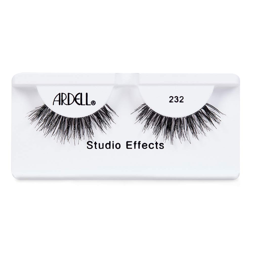 White Smoke Ardell Studio Effects False Eyelashes 232 - Dramatic Volume Lash Strips, Perfect Lashes for Special Occasions and Everyday Glam, 4 Pack