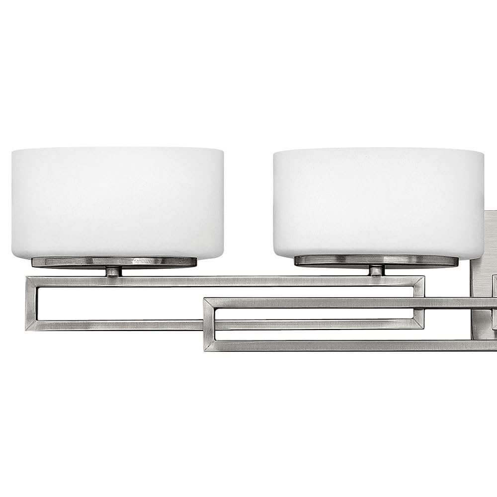 White Smoke Hinkley Lanza Contemporary Modern Five Light 300W G9 Bathroom Vanity Fixture, Antique Nickel