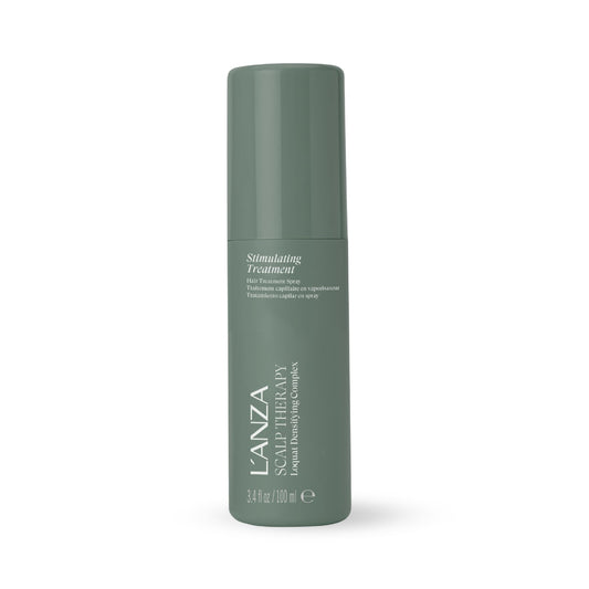 Dim Gray L'ANZA Scalp Therapy Stimulating Hair Treatment, Leave-In, Supports Healthy Growth, Adds Fullness, Strengthens, Anti Aging, Combats Oil, Removes Buildup, Color Safe Sulfate Free (3.4 Fl Oz)