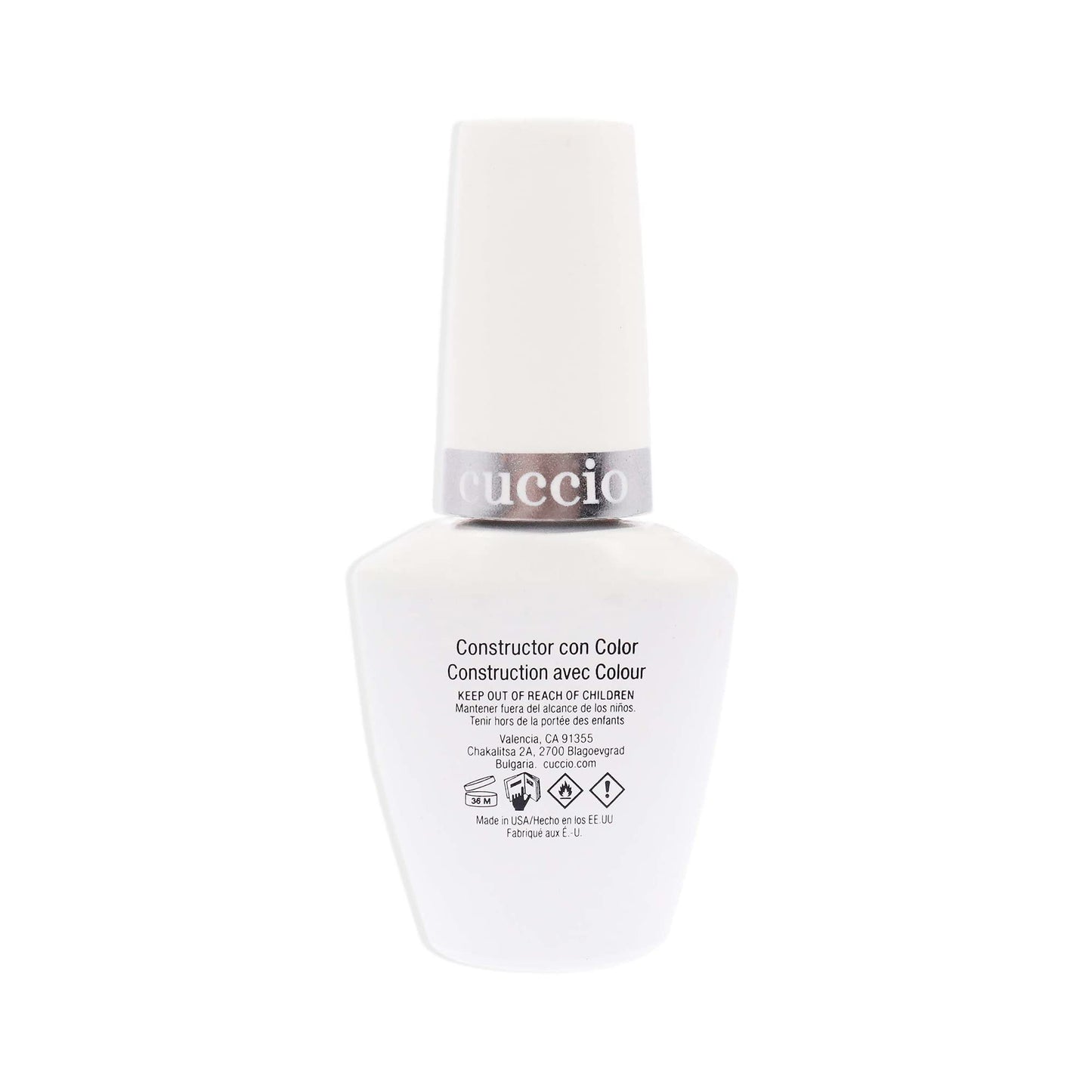 Lavender Cuccio Pro Brush-On Colour Builder Soak-Off Gel - Calcium Enriched - Easy Brush-On - Perfect Light Color - Reinforce, Build, Shape And Extend The Natural Nail - Gleaming Rose - 0.43 Oz Nail Polish