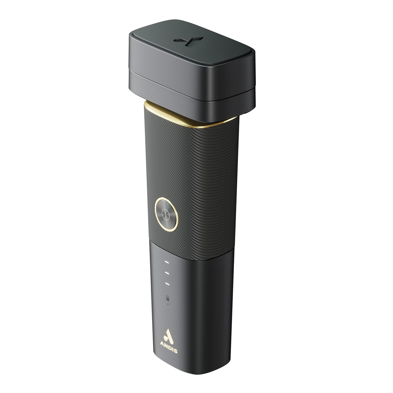 White Smoke Andis 17300 reSURGE Electric Lithium Titanium Precision Foil Wet/Dry Rechargeable Shaver, Black