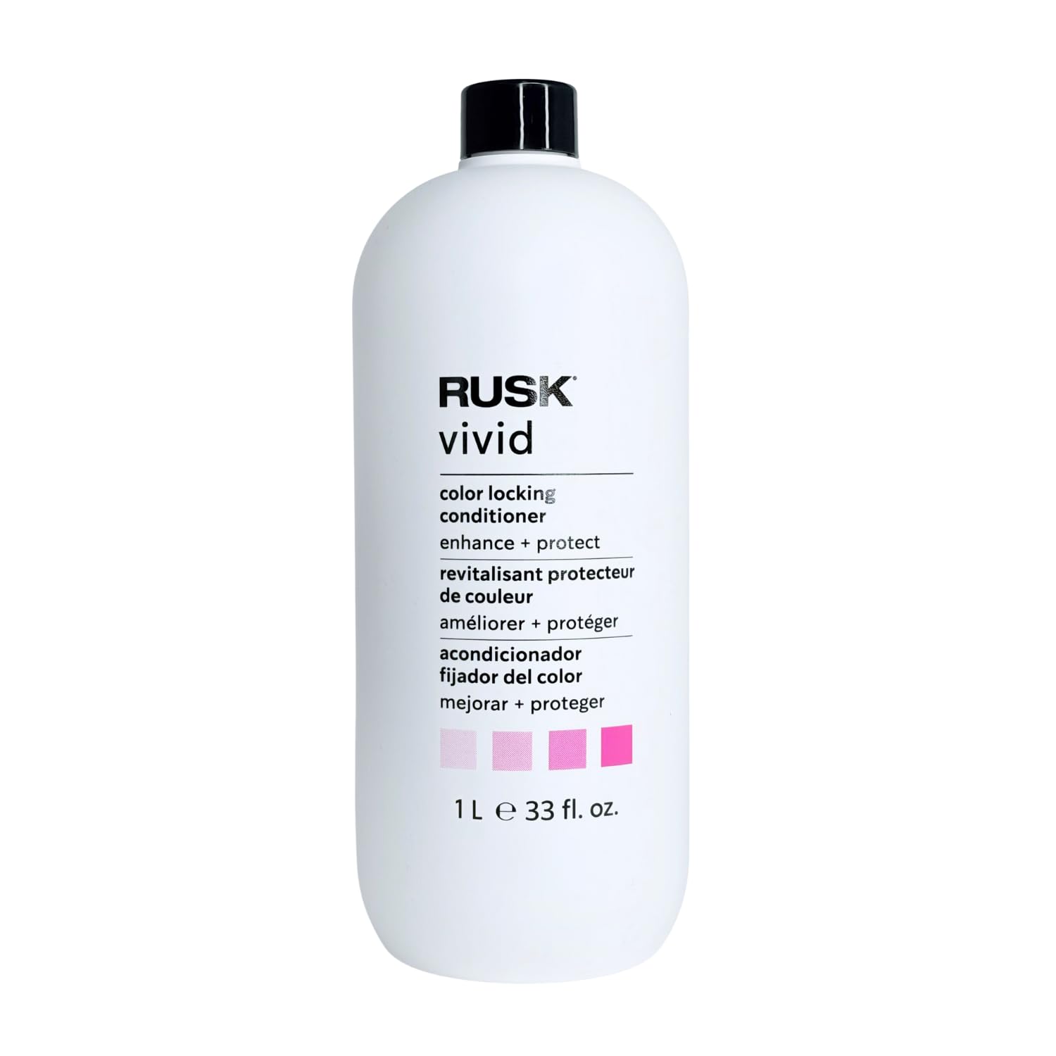 White Smoke RUSK Vivid Color Locking Conditioner 33 oz.