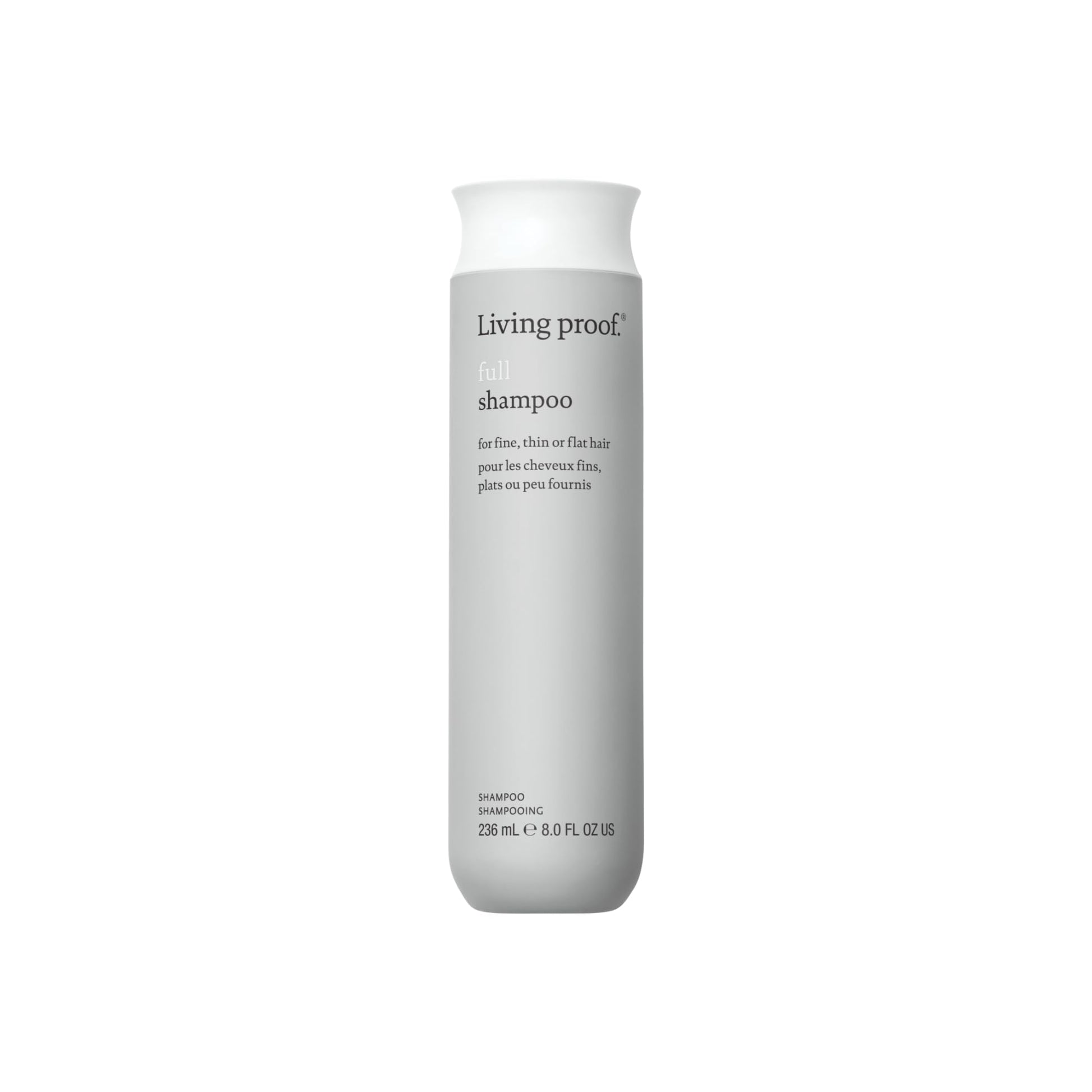 Gray Living proof Full Shampoo Volumizing Shampoo – Adds Volume, Bounce, Long-Lasting Fullness, Gentle, Paraben & Silicone Free, Safe for Color Treated Hair, 8 oz