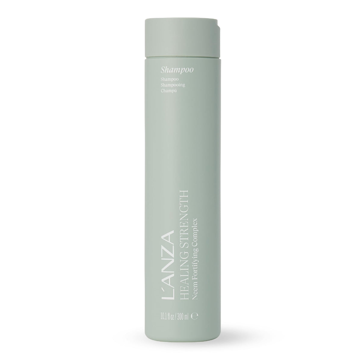Gray L'ANZA Healing Strength Shampoo For Dry, Damaged Hair, Anti Aging Daily Shampoo that Strengthens, Repairs Damage, Moisturizing, Boosts Shine, Color Safe Anti-Humidity, Sulfate Free (10.1 Fl Oz)