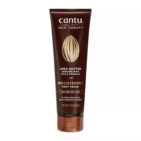 White Smoke Cantu Skin Therapy Shea Butter Nourishing Body Cream for very Dry Skin, 8.5 Ounce