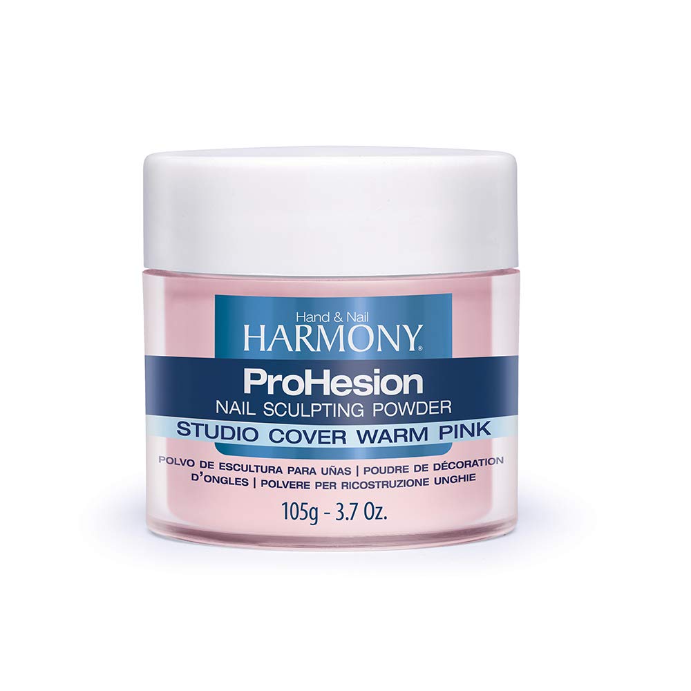 Lavender Hand & Nail Harmony ProHesion Nail Sculpting Powder Studio Cover Warm Pink, Acrylic Nail Tips, Nail Acrylic Powder, Nail Tips, 3.7 oz.