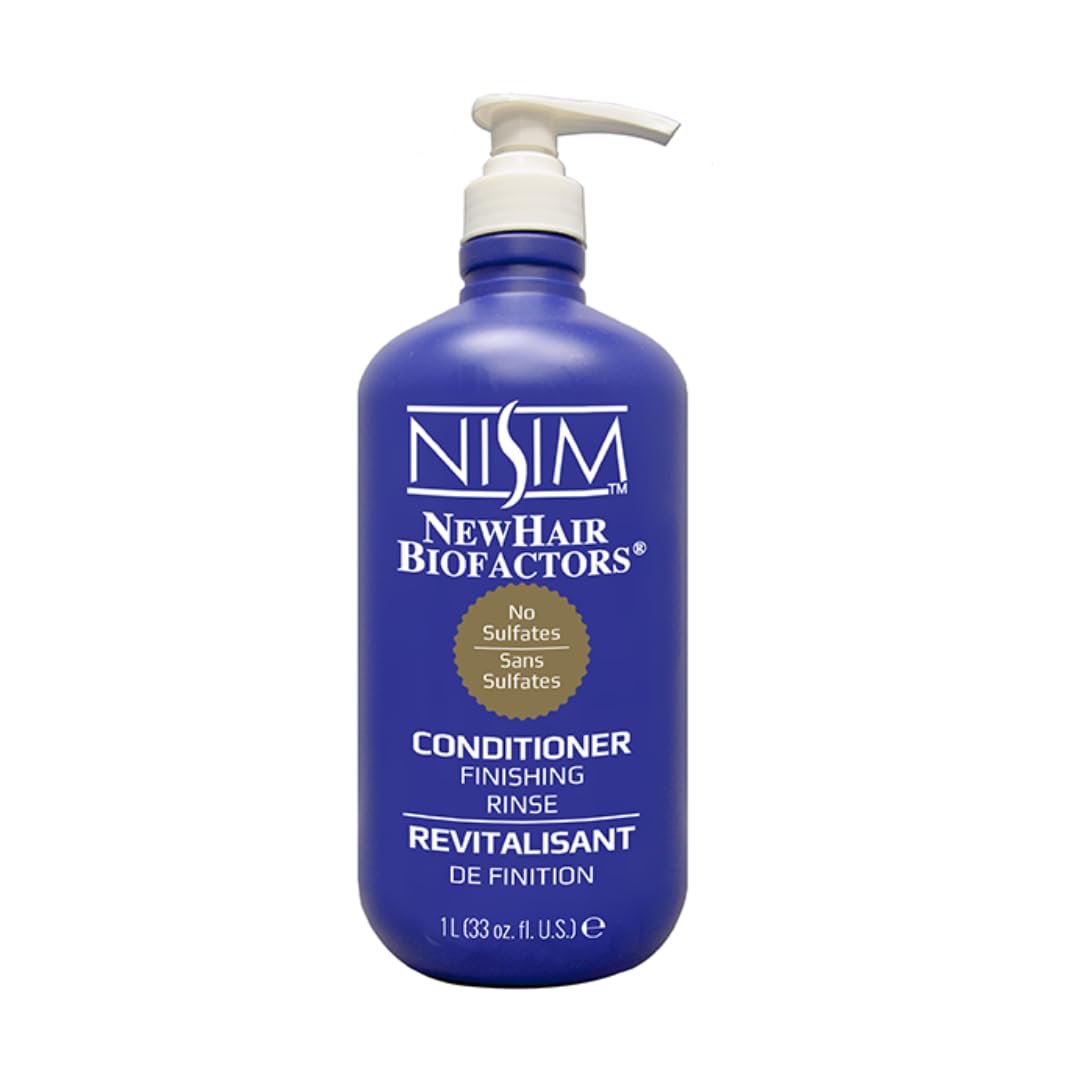 White Smoke Nisim Biofactors Finishing Rinse Conditioner, 1 Liter (33 Ounces)- Sulfate-Free Formula
