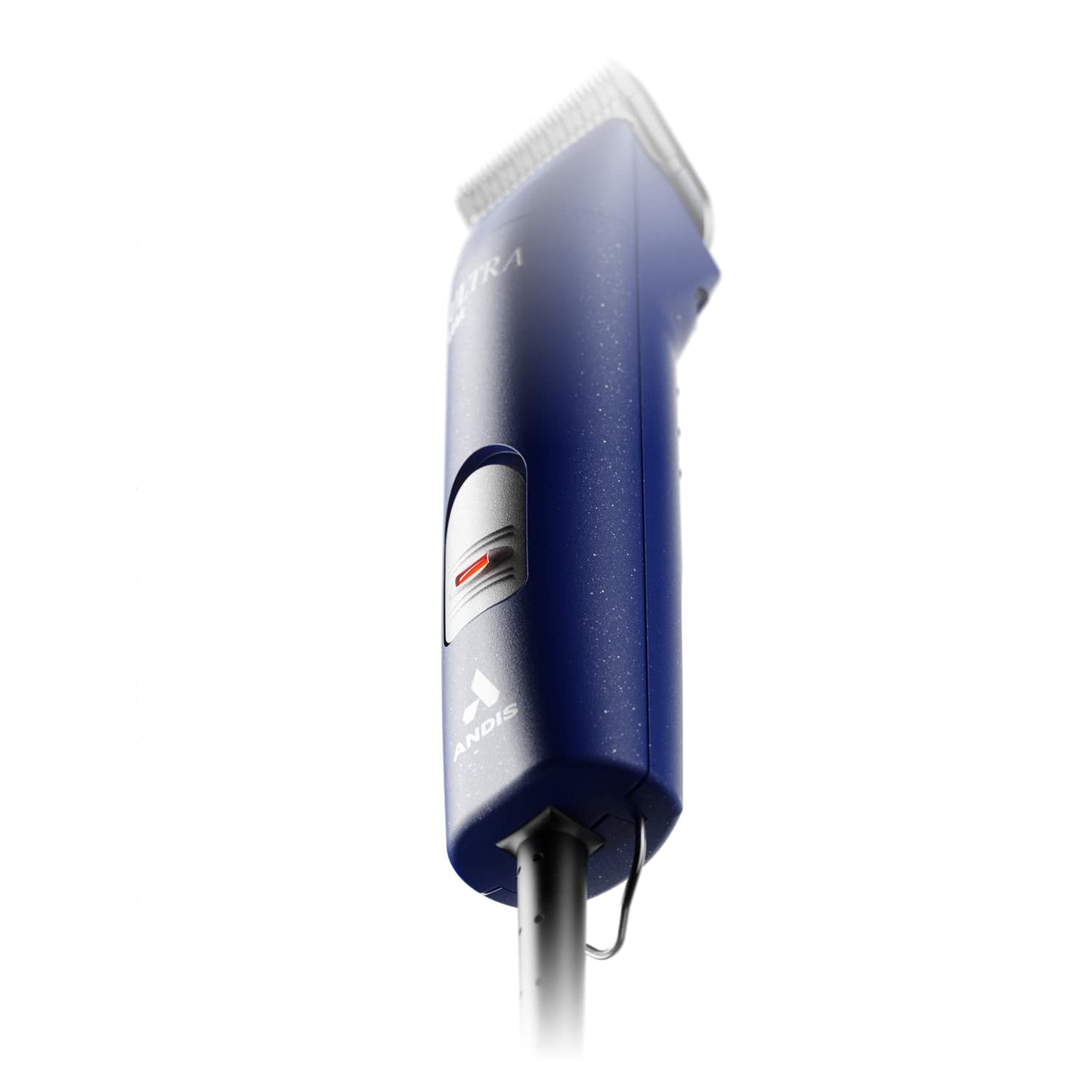 White Smoke Andis Professional UltraEdge Super 2-Speed Detachable Blade Dog/Pet Clipper, Rotary Motor with Shatter-Proof Housing, Runs Calm & Silent, 14-Inch Cord, for All Dog Coats & Breeds, 120 Volts, Blue