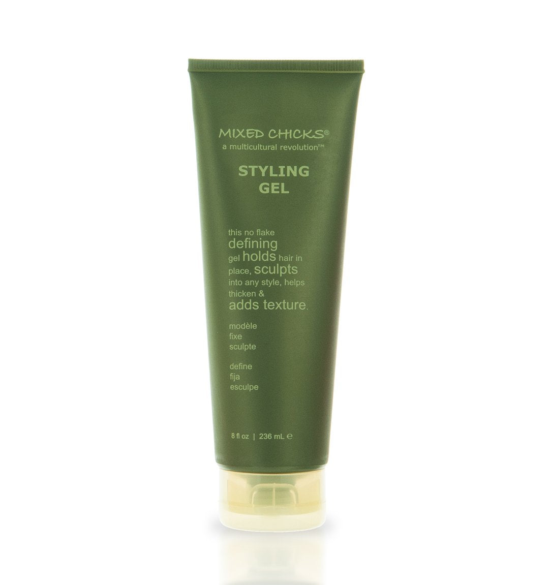 White Smoke Mixed Chicks Styling Gel - Thickening and Texturizing Definer, 8 fl. oz.