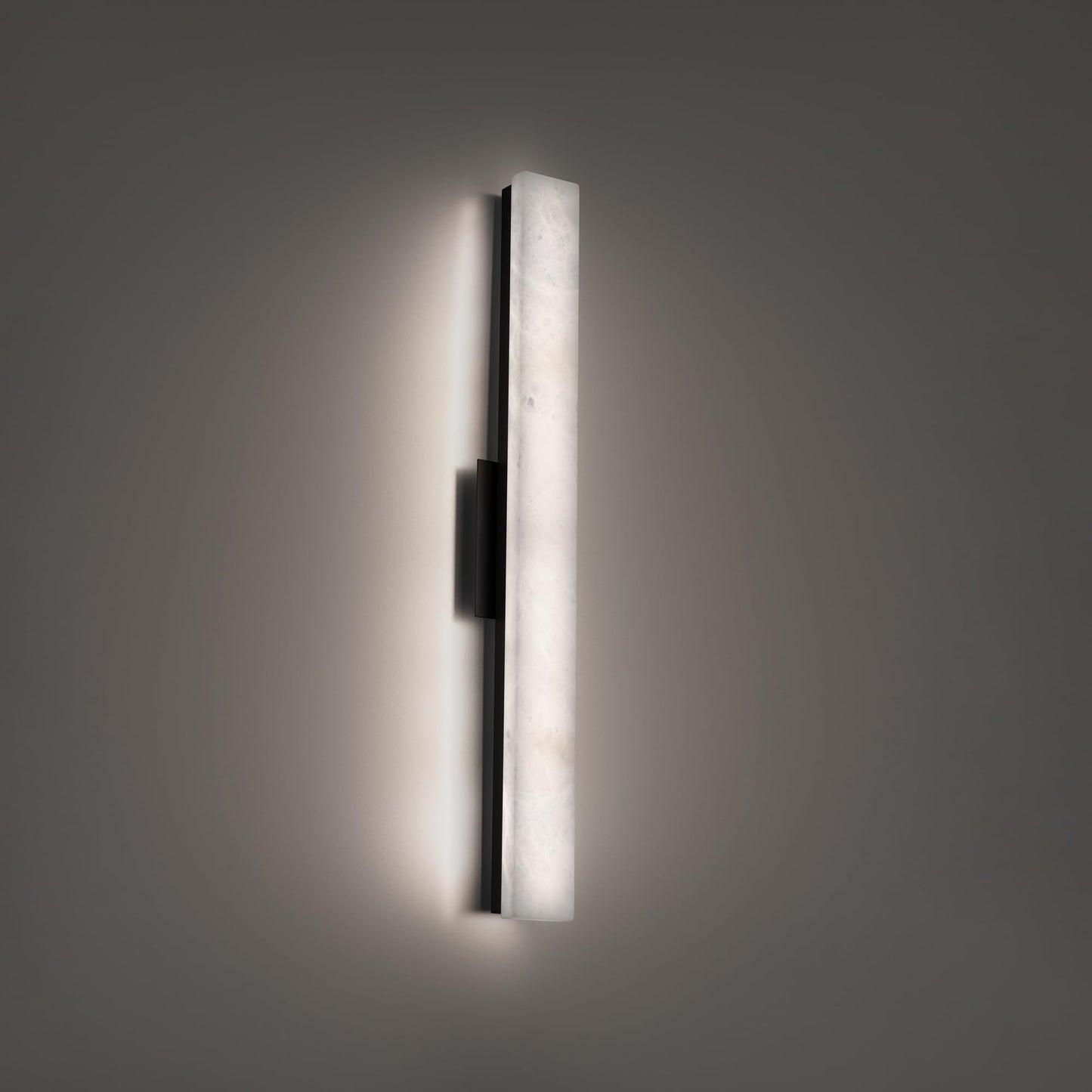 Dim Gray Modern Forms Lanza 27in LED Bath Vanity & Wall Light 3000K in Black
