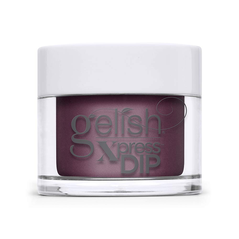 Lavender Gelish Xpress Dip From Paris With Love - Red Nail Dip Powder, Vibrant Color, Professional Quality, High Shine, Chip-Resistant, 1.5 ounce.