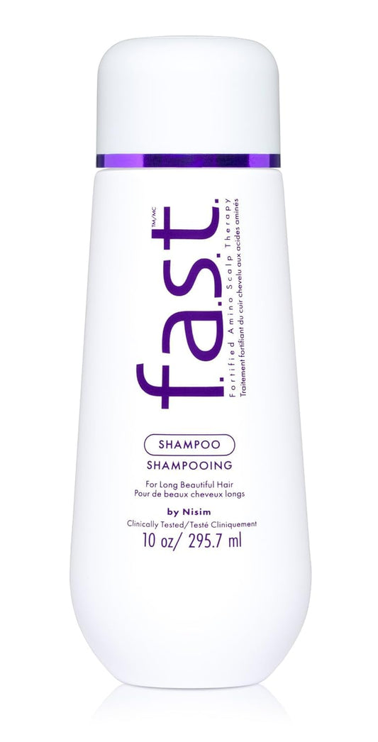 White Smoke Nisim F.A.S.T. Fortified Amino Scalp Therapy Shampoo 10 oz (New Look - Same Formula)