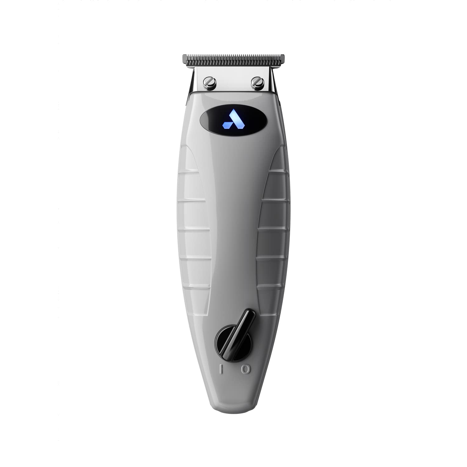 White Smoke Andis 74055 Professional Corded/Cordless Hair & Beard Trimmer, Zero Gapped, Close Cutting Carbon Steel T-Outliner Blade, Grey
