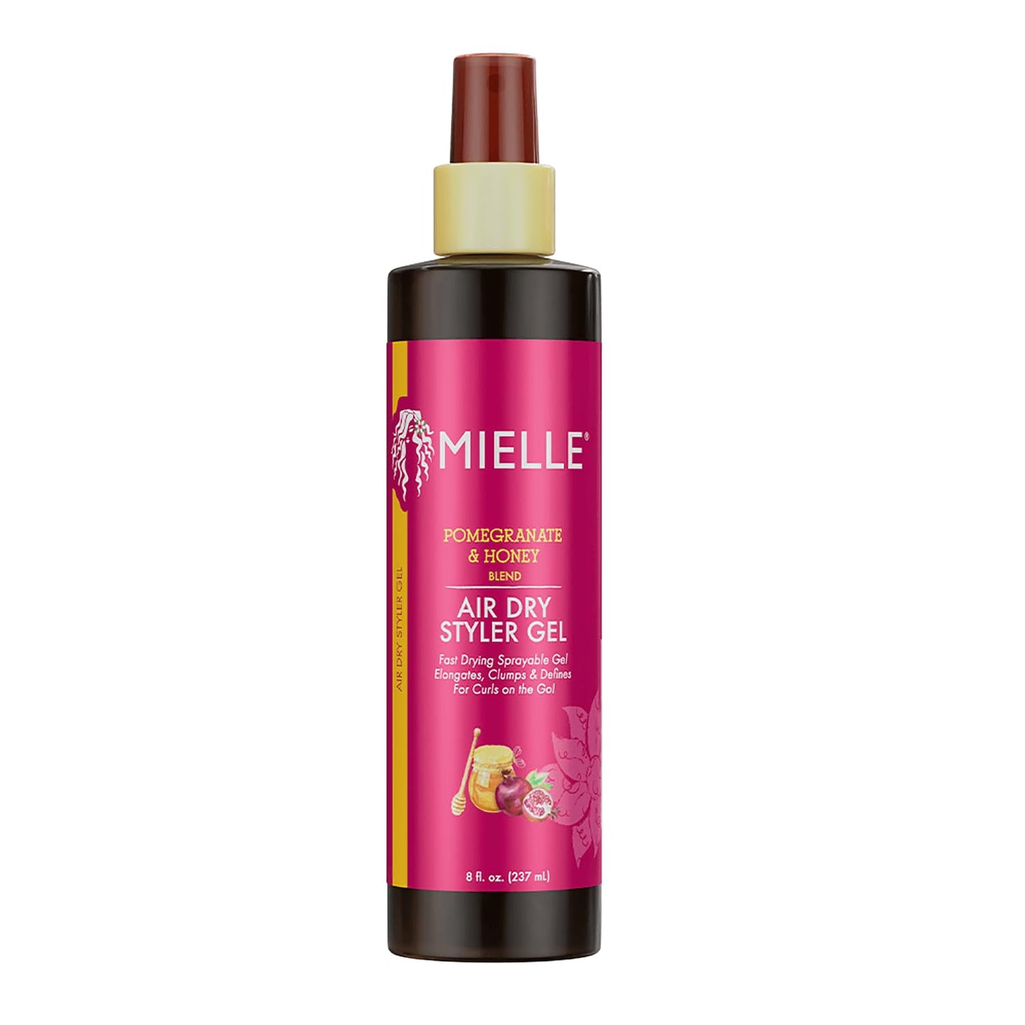 White Smoke Mielle Pomegranate & Honey Air Dry Styler Gel 8 Oz (Pack of 1)
