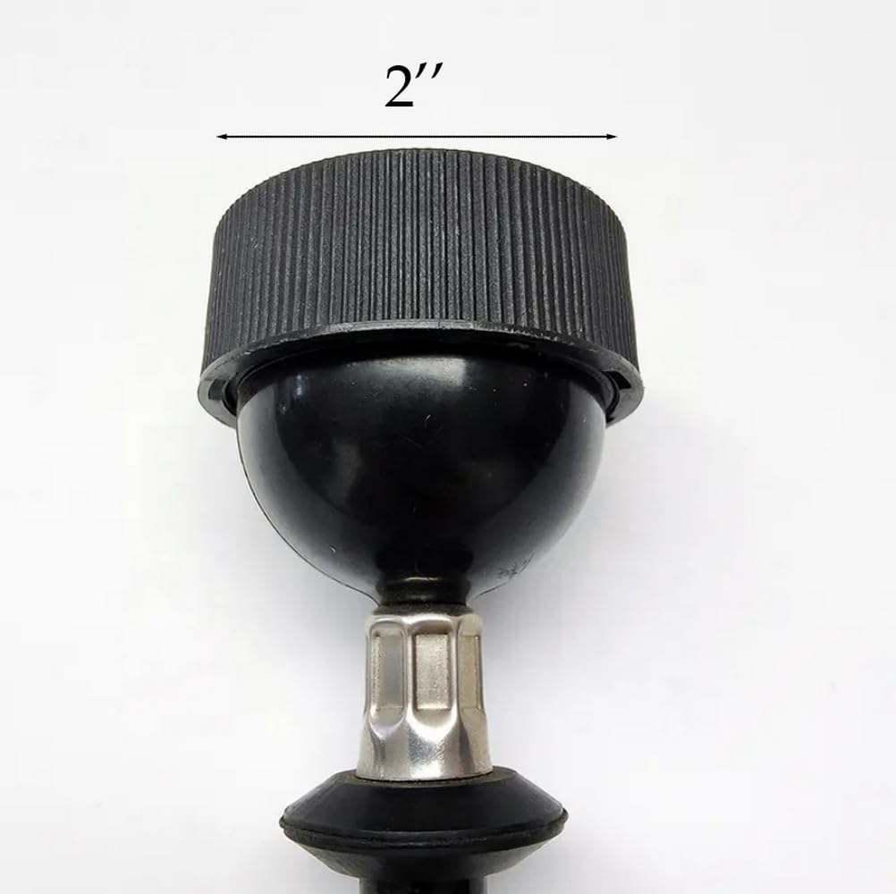 White Smoke WYZBEN Salon Shampoo Bowl Replacement Hose Assembly with Rinse Sprayer Head – Black Flexible Hose for Barber & Spa Backwash Units