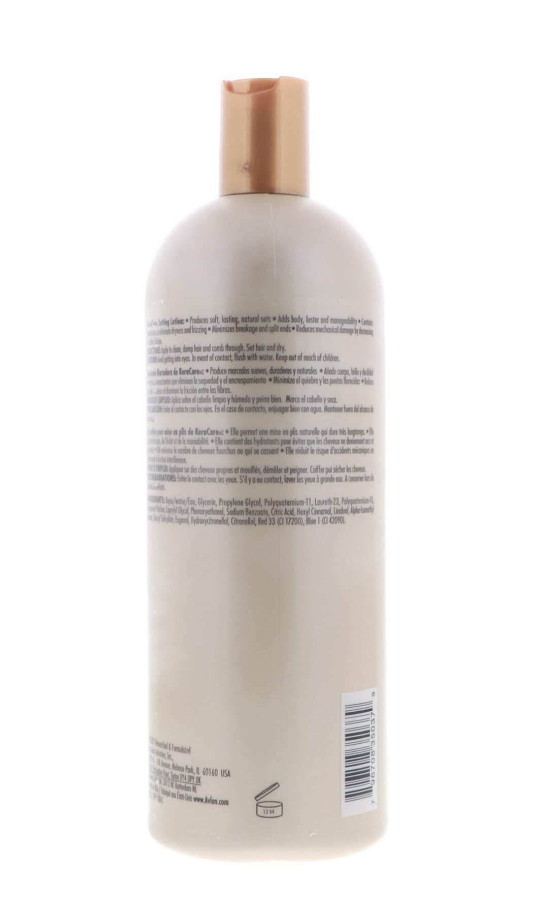 White Smoke Avlon KeraCare Setting Lotion 32 fl. oz. (950 ml)