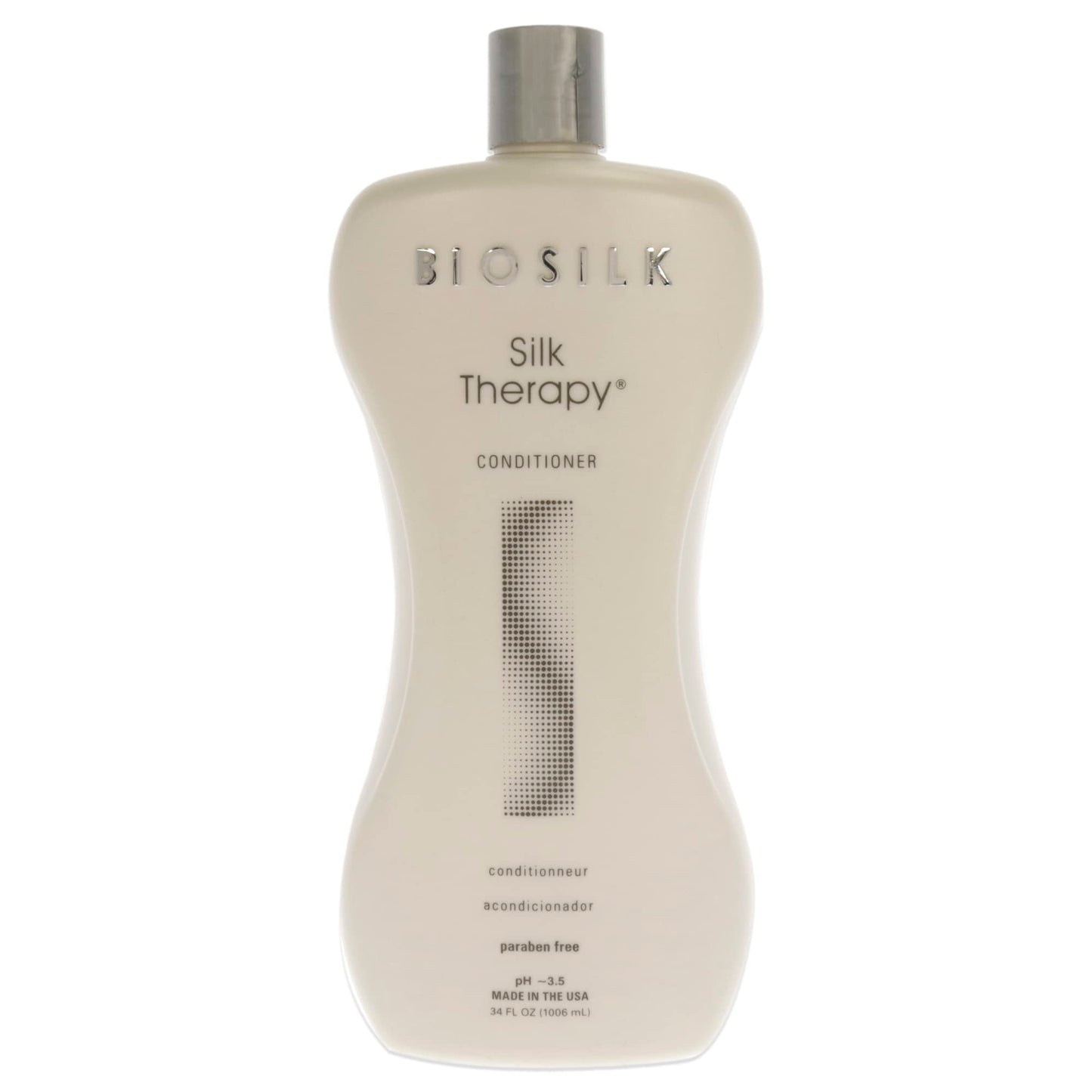 White Smoke Silk Therapy Conditioner by Biosilk for Unisex - 34 oz Conditioner