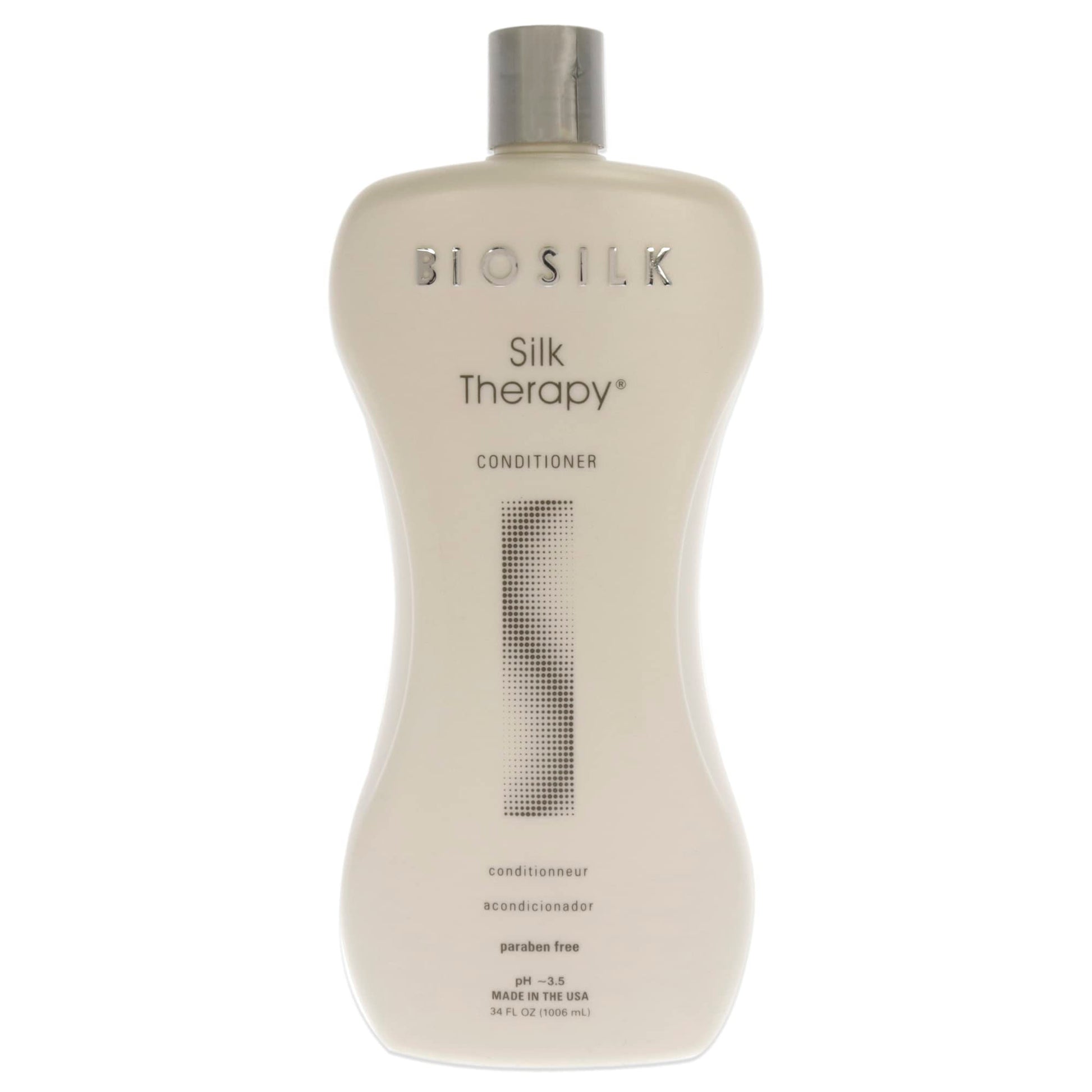 White Smoke Silk Therapy Conditioner by Biosilk for Unisex - 34 oz Conditioner