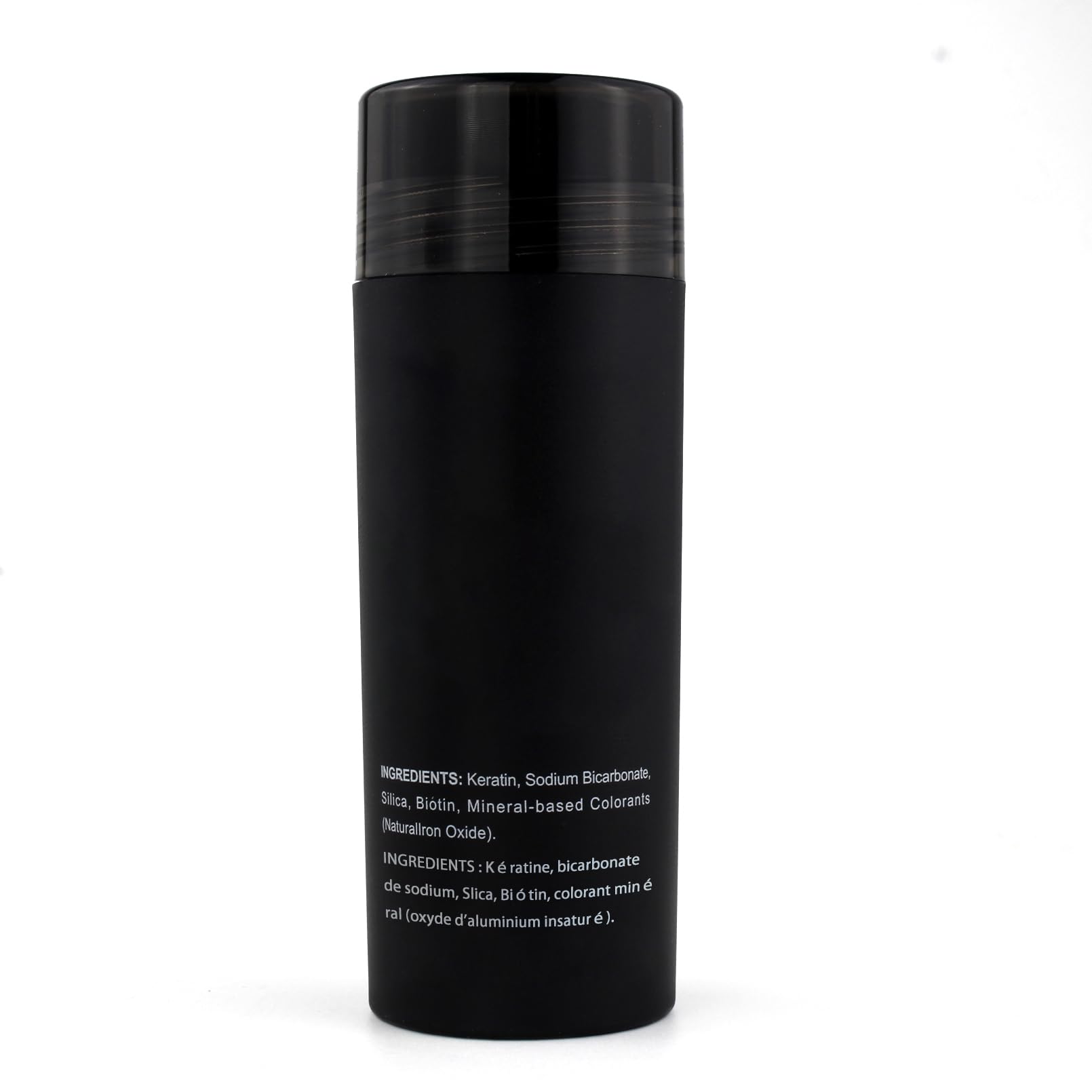 Black SOVONCARE Hair Fibers for Thinning Hair, Black Hair Building Fibers for Bald Spots Undetectable & Natural, Conceals Hair Loss, Fill In Fine Hair Powder Hair Thicker Instantly for Women & Men 28g